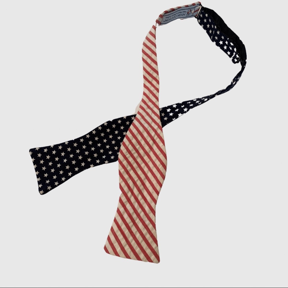 American Flag Bow Tie 4th of July